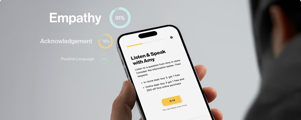 Man on phone using HiringBranch